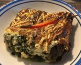 Foto del paso 8 de la receta: Quiche pollo espinaca en masa harina de linaza