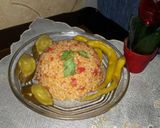 صورة لخطوة 3 من وصفة برغل ببندورة🍅🌶🍚