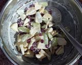 A picture of step 2 of Mix Fruit cream.