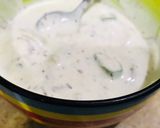 A picture of step 4 of Veggie raita.