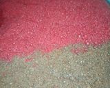 A picture of step 3 of Red velvet and chocolate sponge cake.