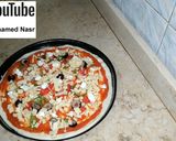 صورة لخطوة 6 من وصفة البيتزا 😋😋