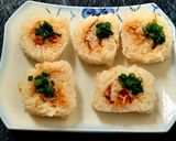 Hình bước làm 4 của món Xôi cuộn chà bông (ruốc)