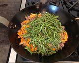 A picture of step 5 of Stir Fry Green Bean Carrots and Ground Beef (With Gochujang Paste).