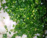 صورة لخطوة 2 من وصفة عجه بطاطس بالثوم والبقدونس 🧆 🧆 🧆🍚🍚