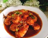 Foto langkah ke 4 dari resep Udang Saus Lada Hitam.