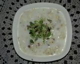 A picture of step 6 of Nutty Banana Raita.