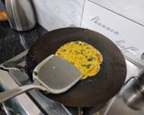 A picture of step 4 of Methi na Dhebra.