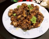 A picture of step 6 of Bheja Fry.
