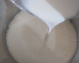 A picture of step 3 of Kiwi pomegranate milk pudding.