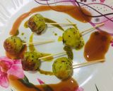 A picture of step 4 of Steamed Veg Lolipops.