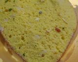 A picture of step 3 of Mango Rasmalai Cake.