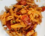 A picture of step 7 of Mix Malai Pasta.