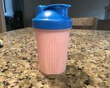 A picture of step 6 of Nesquik milkshake.