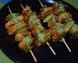 A picture of step 4 of Tandoori Soya Chap.
