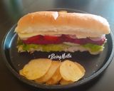A picture of step 6 of Beetroot Sub Sandwich.