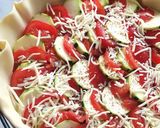 Une image de l'étape 13 de Tarte, tomate et courgette.