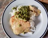 Zöldborsós karajszelet recept fázis 7 fotója