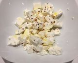 A picture of step 1 of Prawn, tomato and feta orzo.