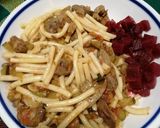 Zöldséges szívesmáj ragu csőtésztával recept fázis 5 fotója