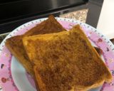 Foto langkah ke 4 dari resep Roti Tawar Panggang Kayu Manis.