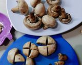 Foto langkah ke 1 dari resep Sate Jamur Kancing (Champignon).