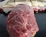 Foto del paso 2 de la receta: Carne Rellena con jamón y queso