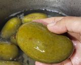A picture of step 1 of Masala Aam panna.