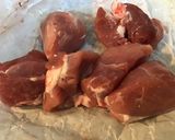 Une image de l'étape 1 de Porc effiloché à la mexicaine (carnitas).