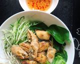 A picture of step 5 of Bún Chả Giò (Vietnamese Spring Rolls with Vermicelli).