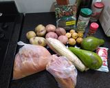 Foto del paso 1 de la receta: Ajiaco en olla eléctrica