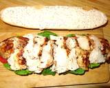 Foto del paso 5 de la receta SANDWICH DE MUSLO DE POLLO A LA PLANCHA, CON TOCINO AHUMADO, EN PAN ITALIANO