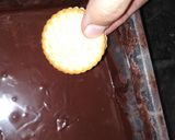 A picture of step 2 of Double chocolate biscuits.