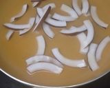 A picture of step 2 of Cholar dal.