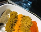 A picture of step 4 of Fish curry.
