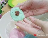 Foto langkah ke 3 dari resep Klepon Ketan Pelangi Tanpa Kapur Sirih.