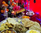 A picture of step 4 of Maharashtrian Thali for Ganesh Chaturthi.