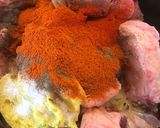 A picture of step 3 of Bhuna gosht /Bhuna mutton.