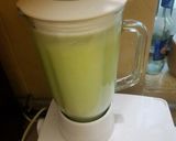 A picture of step 2 of Mint margarita.