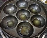 A picture of step 2 of Leftover handvo batter Appe.