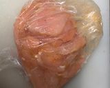 A picture of step 1 of Chicken and Onion salad.