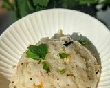 A picture of step 1 of Carrot Upma.
