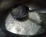 A picture of step 5 of Banana Malpua with kesariya Rabadi.