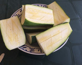 Foto del paso 1 de la receta: Calabacines rellenos vegetarianos