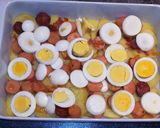 Rakott burgonya Crème Fraîche-sel recept fázis 3 fotója