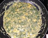 A picture of step 2 of Spinach Corn Sandwich.