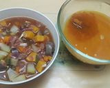 A picture of step 1 of Sambhar.