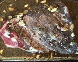 A picture of step 1 of California Farm Authentic Cured Pastrami.