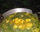 A picture of step 4 of Mooli Ki Dhokli.