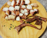 Foto del paso 4 de la receta: Arroz meloso de pulpo y gambones